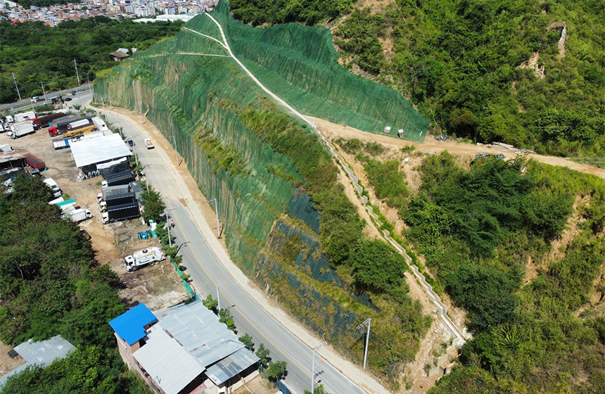 *Con obra de mitigación, la CDMB protege el DRMI de Bucaramanga en el sector de Malpaso* 