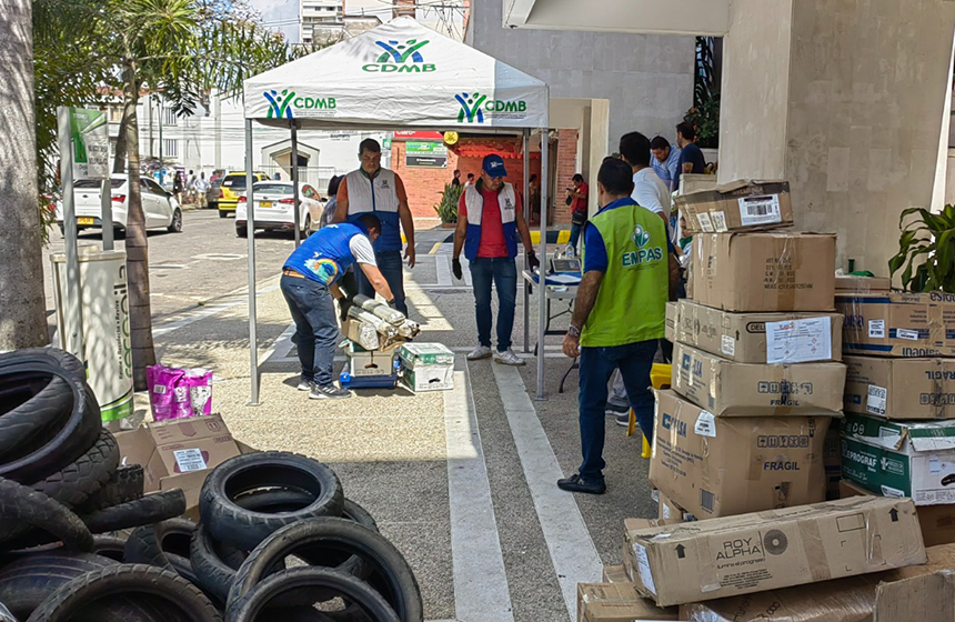 Más de 21 toneladas de residuos de Posconsumo se recolectaron durante los dos días de la jornada