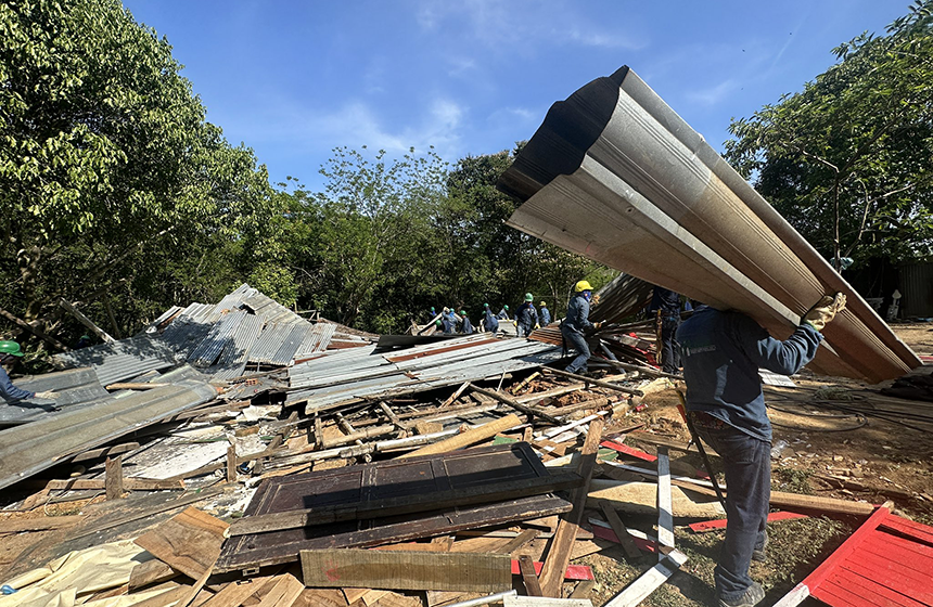 La CDMB recuperó nuevamente predio invadido en inmediaciones de la calle 45 de Bucaramanga